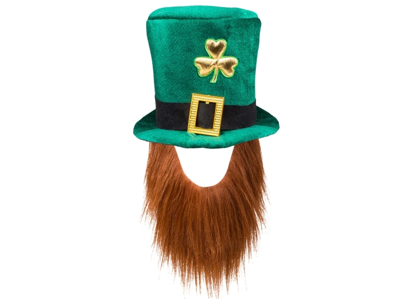 Leprechaun Hat Med Skæg