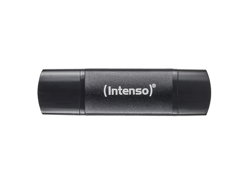 Intenso 3544490, 64 Gb, Usb Type-A / Usb Type-C, 3.2 Gen 1 (3.1 Gen 1), 70 Mb/S, Cap, Black