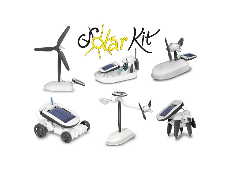 Jamara Solar Kit 6-In-1, Solar System, Electricity, Black, White
