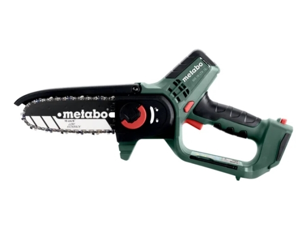 Metabo MS 18 LTX 15, 15 cm, 5 m/s, 25,4 / 4 mm (1 / 4), 1,1 mm, Svart, Grön, Röd, Batteri - SOLO | Trädgården - Trädgårdsmaskiner - Motorsågar | GameStuff