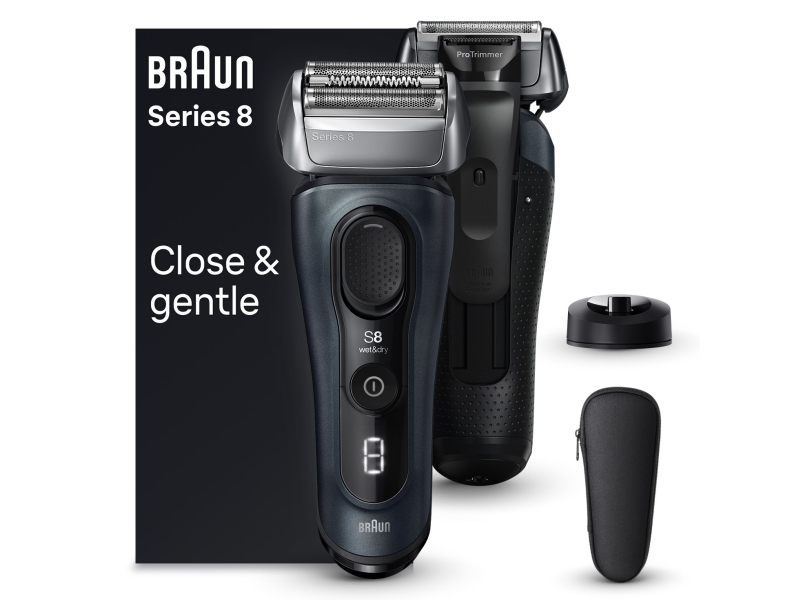Braun Series 8 8513S, Folie Shaver, Sort, Batteri, Lithium-Ion (Li-Ion), 60 Min., Tyskland