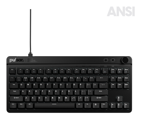 Pulsar Xboard Ms, Ledningsført, Usb, Mekanisk, Qwerty, Rgb Led, Sort