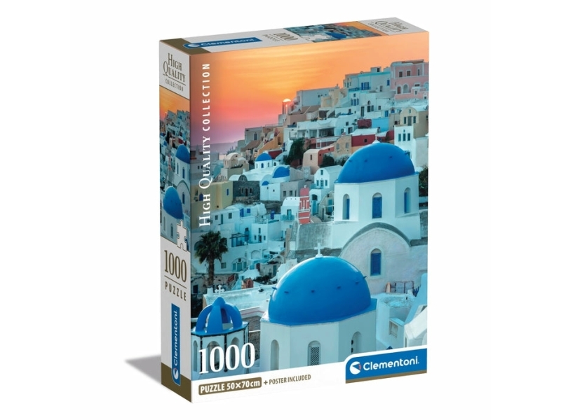 Clementoni High Quality Collection Santorini, 1000 Stück(E), Landschaft, 18 Jahr(E)