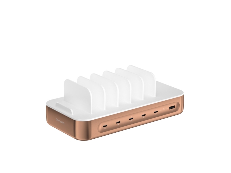 4Smarts Ladestation Team 100W 5C Inkl. 6 Kabler, Kobber (4S541280)
