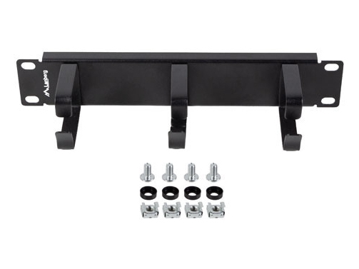 Lanberg KABELORGANISATOR 10 1U MED 3 METALHOLDERE TYPE B SORT LANBERG