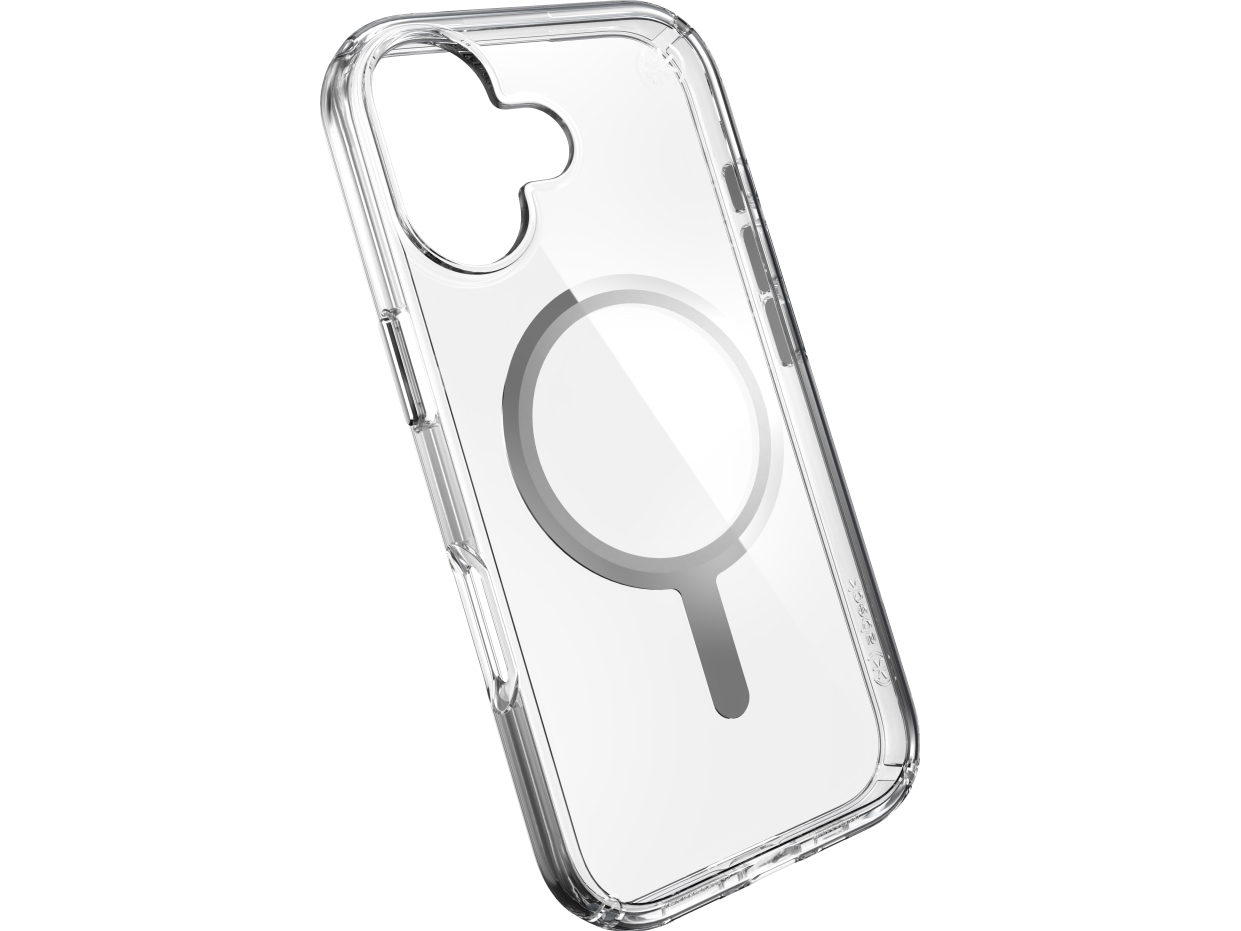 "Speck Presidio Perfect Clear Magsafe" Dėklas Iphone 17 (Skaidrus / Sidabrinis)