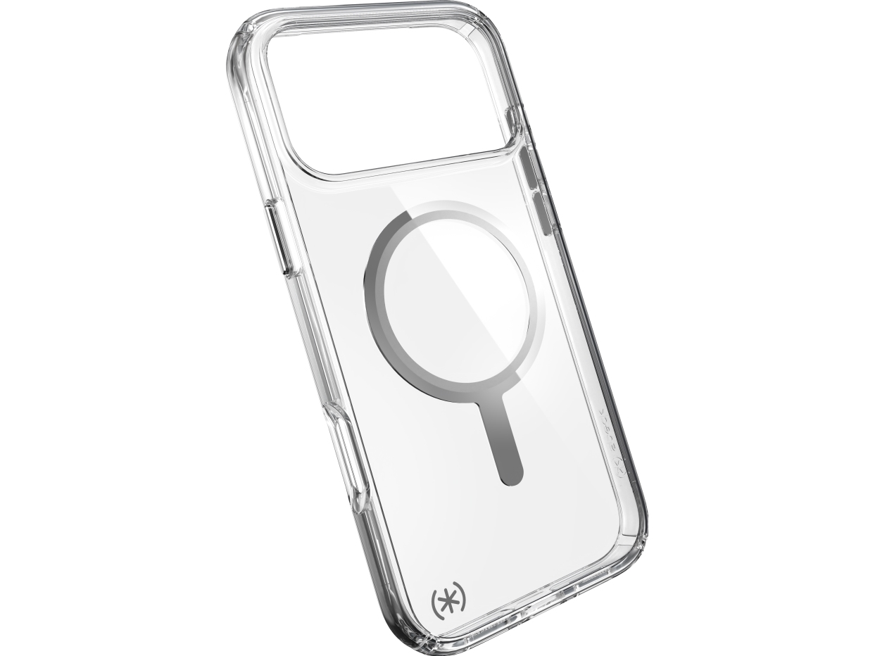 "Speck Presidio Perfect Clear Magsafe" Dėklas Iphone 17 Pro Max (Skaidrus / Sidabrinis)