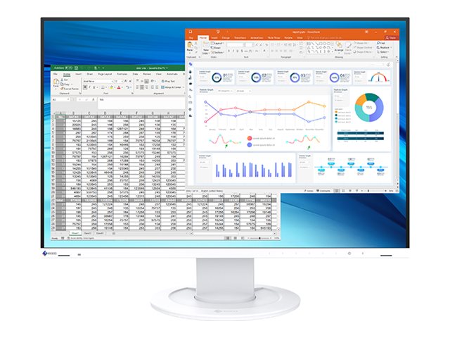 24In Eizo Flexscan Ev2410r 1920X1200 Tco 10 Black Incl. Dp
