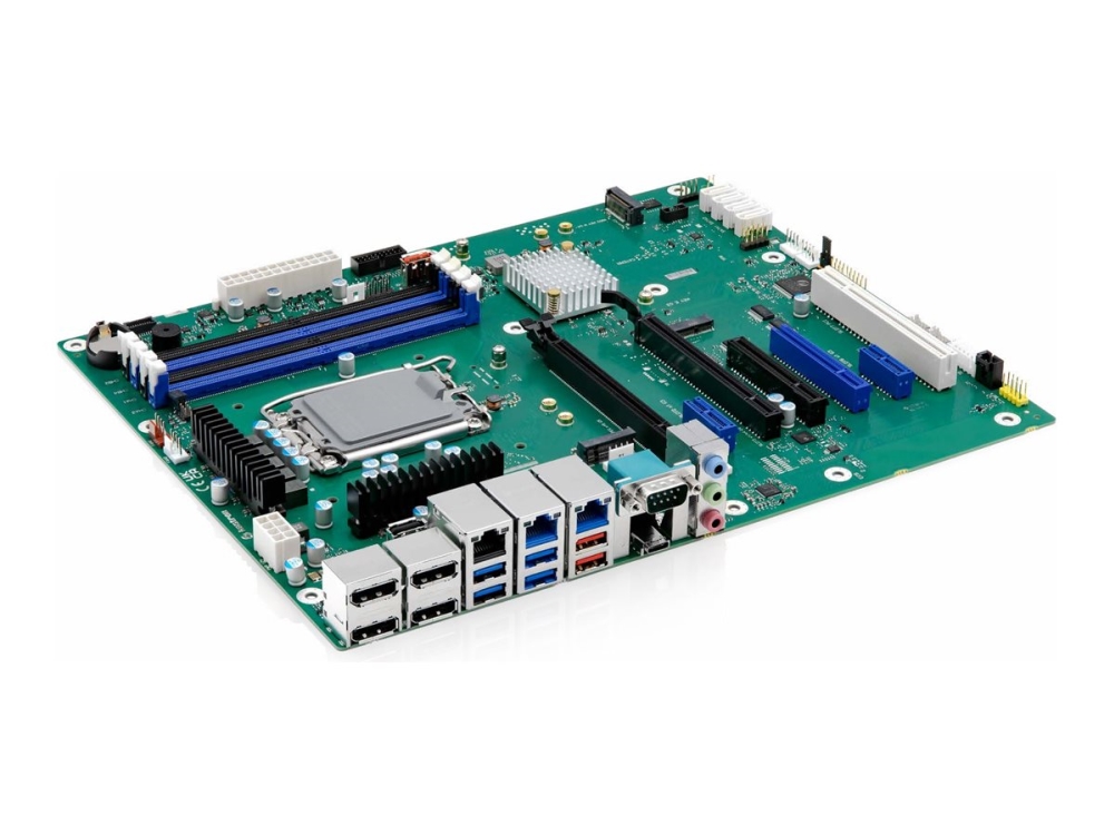 Kontron K3851-R ATX - Bundkort - ATX - LGA1700 sokkel - R680E Chipset - Gigabit LAN, 2 x 2.5 Gigabit LAN - onboard grafik - HD Audio (5.1-kanal)