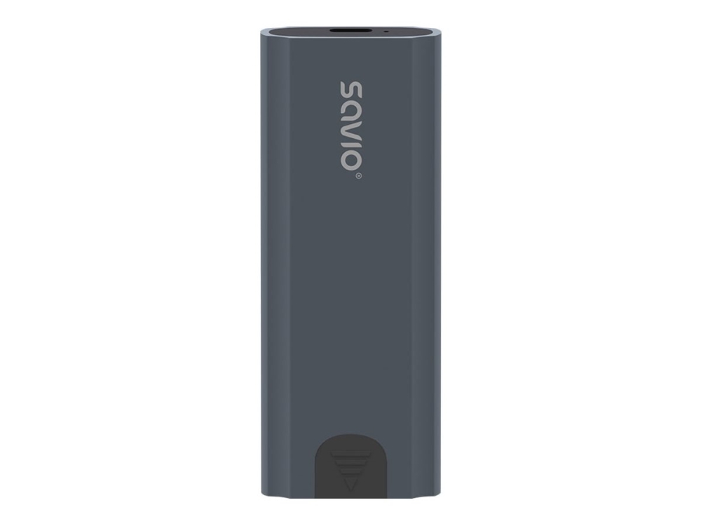 Savio Ak-67, Ssd-Gehäuse, M.2, M.2, 10 Gbit/S, Usb Anschluss, Grau