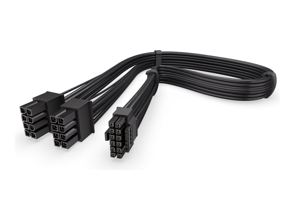 Endorfy - Strömkabel - 12VHPWR (hona) till 8-stifts PCIe-ström (hona) - 60 cm - svart | Datortillbehör - Övriga datortillbehör - Reservdelar | GameStuff