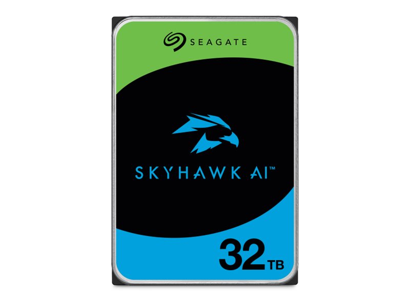 Seagate Skyhawk Ai - Harddisk - 32 Tb - Intern - 3.5" - Sata 6Gb/S - Buffer: 512 Mb - Med 3 Års Seagate Rescue Data Recovery