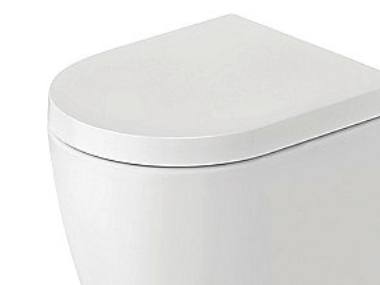 Duravit ME vægmonteret toilet, HygieneGlaze Plus, mat hvid