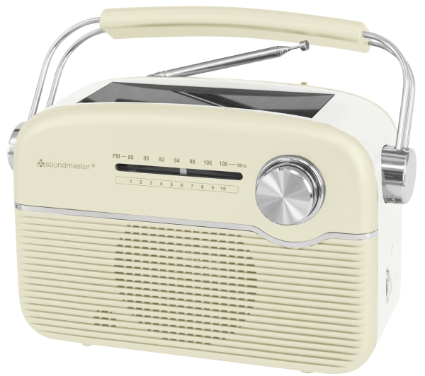 Soundmaster Tr480be Fm Radio Mit 0.3Wp Solarpanel, 3W, Li-Ion Acu