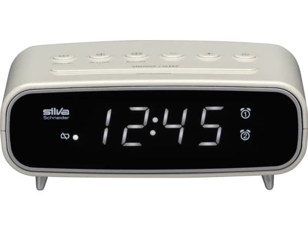 Silva Schneider Ur 1024, Ur, Digital, Fm, Pll, Led, Sort, Hvid, Batteri