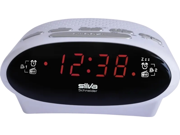 Silva Schneider Ur 1195, Ur, Digital, Fm, Pll, Hvid, Batteri, 138 Mm