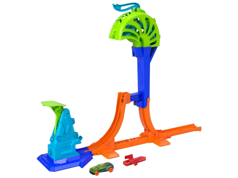 Hot Wheels - Stunt Tracks Power Launch Champion - Mattel Jhk75
