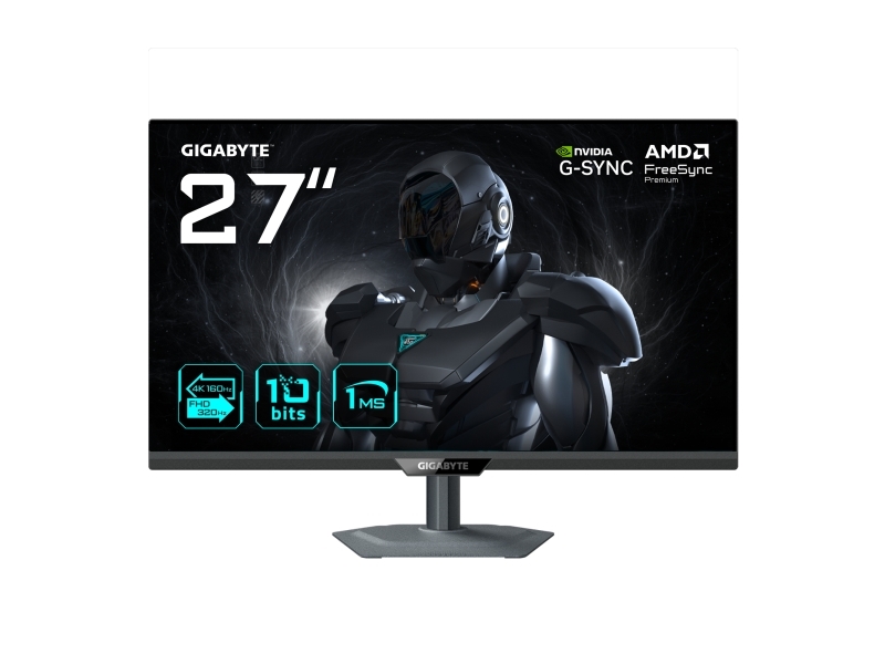 Gigabyte G27up 27 Zoll 4K (Uhd) / Fhd (Dualmode) Fast Ips Gaming Monitor 16:9 Dp/Hdmi/Usb-C 160Hz/320Hz