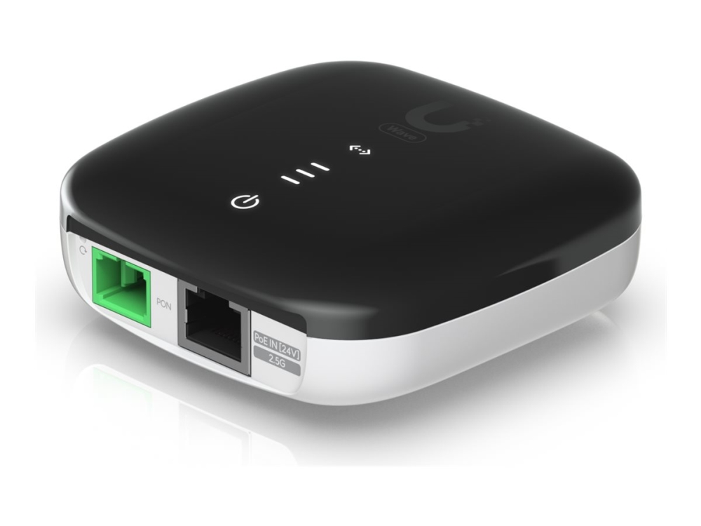 Ubiquiti Wavefiber Onu, Optische Netzwerkeinheit (Onu), Schwarz, Weiß, Polycarbonat (Pc), Lan, Leistung, Status, G.984, 1000,2500 Mbit/S