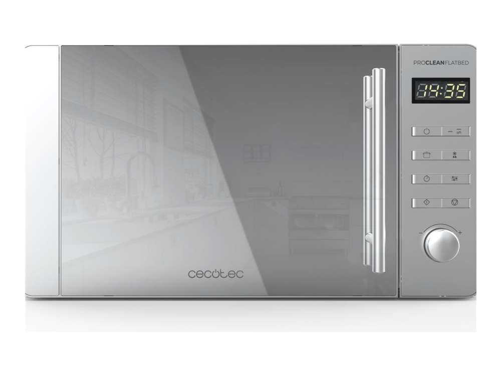 Cecotec Proclean 5120 Flatbed - Mikrovågsugn med grill - 20 liter - 700 W - Spegel | Vitvaror - Ugnar - Mikrovågsugnar | GameStuff