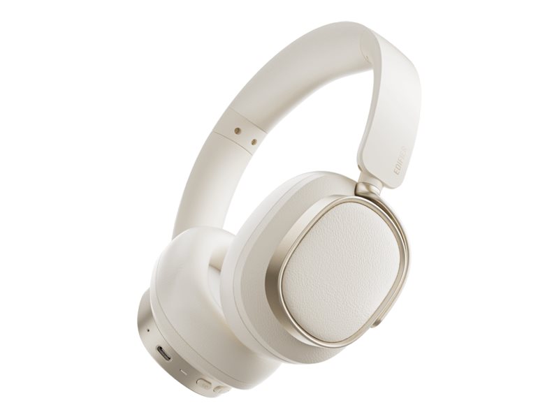 Edifier Es850nb - Hovedtelefoner Med Mik. - Fuld Størrelse - Bluetooth - Trådløs, Kablet - Usb-C - Elfenben