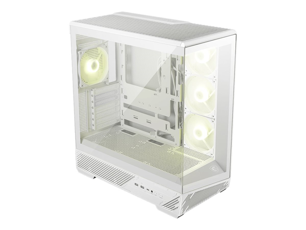 Msi Mag Pano 130R Pz White, Midi Tower, Pc, Weiß, Atx, Micro Atx, Mini-Atx, Metall, Gaming