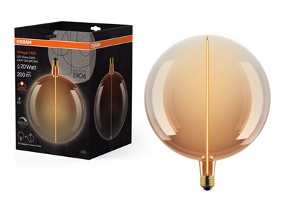 Led-Leuchtmittel Osram G200 E27 4,8W 200Lm 1800K Dim