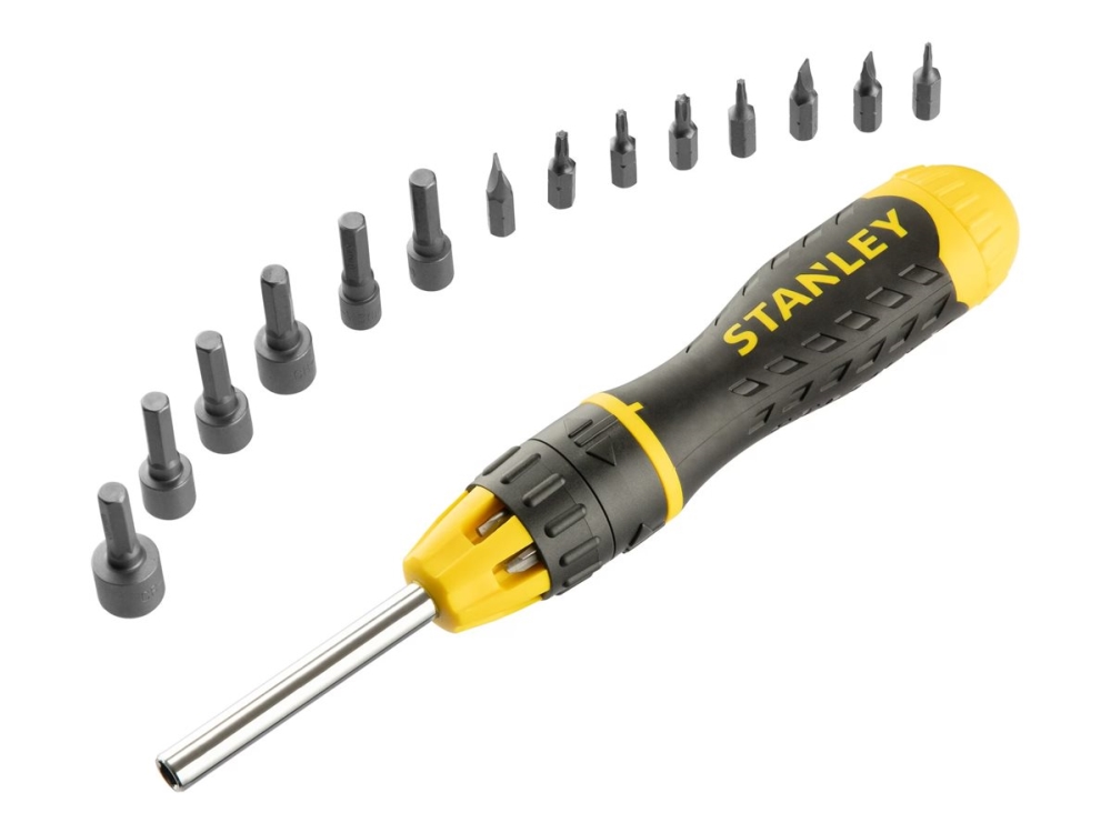 Stanley Multi-Bit Ratschenschraubendreher Set 20-Teilig