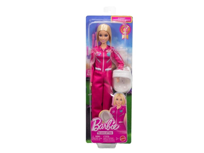 Barbie Astronaut Dukke – Lyserød Rumdragt & Hjelm