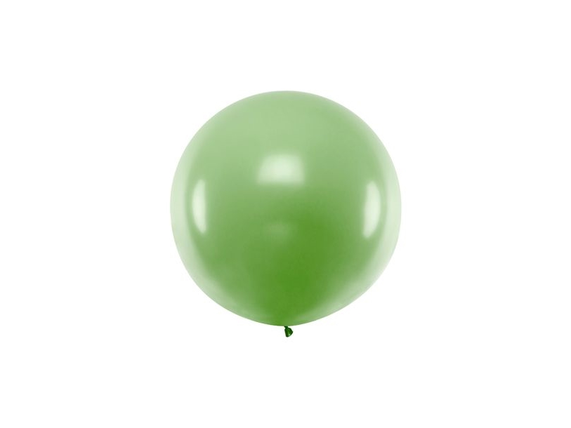 Pastellgrüner Jumbo-Ballon, 1 Stück