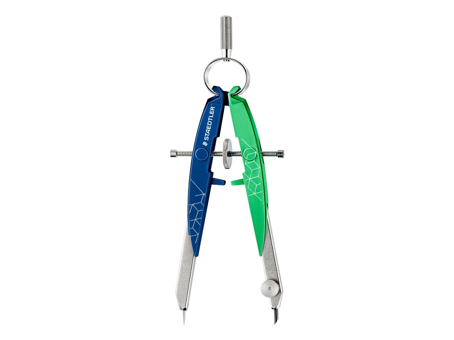 STAEDTLER Mars 556 komfortkompas, 125 Mars A blå/grøn