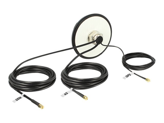 Navilock Multiband Sma Omnidirectional Roof Mount Outdoor - Antenne - Navigation, Mobil - Omni-Directional - På Taget, Udendørs, Automobil
