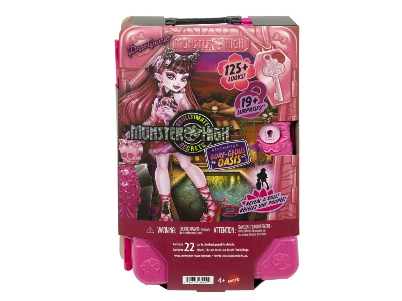 Monster High Skulltimate Secrets Gore-Geous Oasis Playset, Draculaura Doll And Accessories