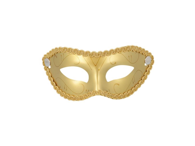 Halbmaske Gabriella, Gold