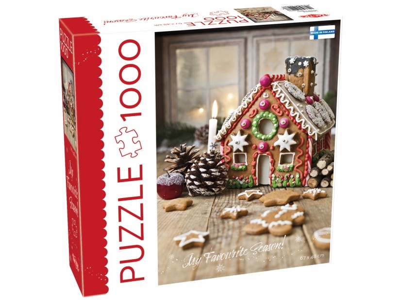 Tactic Puzzle Lovers Gingerbread House 1000 Pcs Puzzle