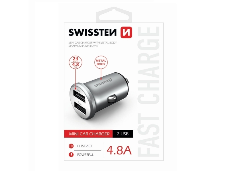 Swissten Pdpsw1219, Automatisk, Cigartænder, Sølv