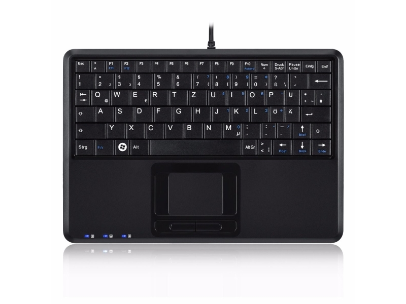Perixx Periboard-510 H Plus, Mini, Ledningsført, Usb, Mekanisk, Qwerty, Sort
