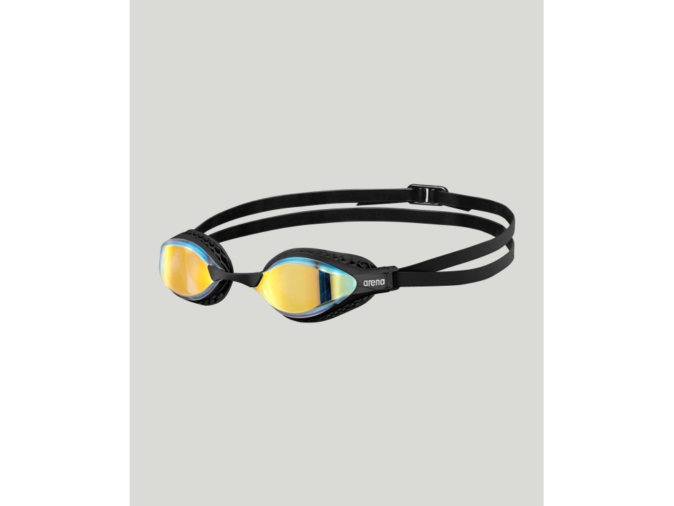 Arena Air Speed Mirror, Unisex, Universalgröße, Schwarz, Thermoplastischer Gummi (Tpr), Kupfer, Spiegel, Gelb, Polycarbonat