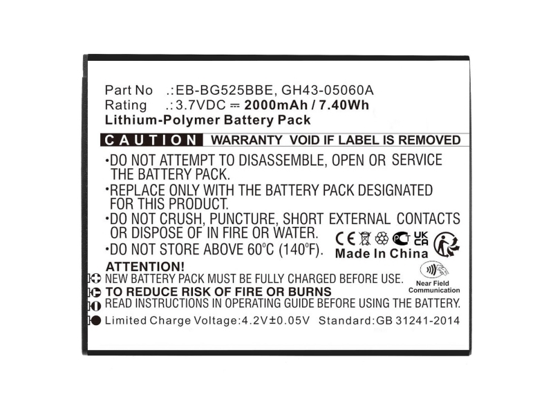 Battery 7.40Wh Li-Pol 3.7V