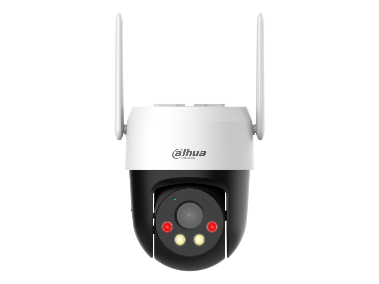 Dahua Technology 5Mp Fixed-Focal 4G Pan & Tilt Network Camera, Ip Security Camera, Outdoor, Wireless, Ceiling/Wall, Black, White, Turret