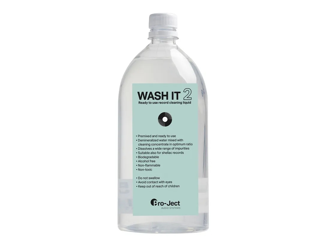 Pro-Ject Wash It 2, Udstyrsrensning Væske, Vinyler, 1000 Ml, Flerfarvet, 20 - 40 °C, 10 - 25 °C