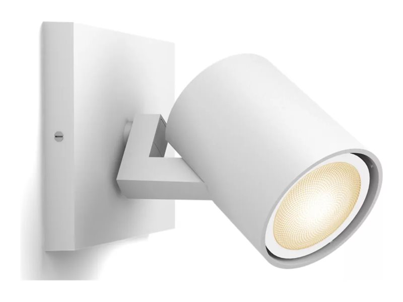 Philips Hue White Ambiance Runner - Spotlys - Led-Spot Lyspære - Gu10 - 4.2 W - Klasse E - Varmt Til Køligt Hvidt Lys - 2200-6500 K - Hvid