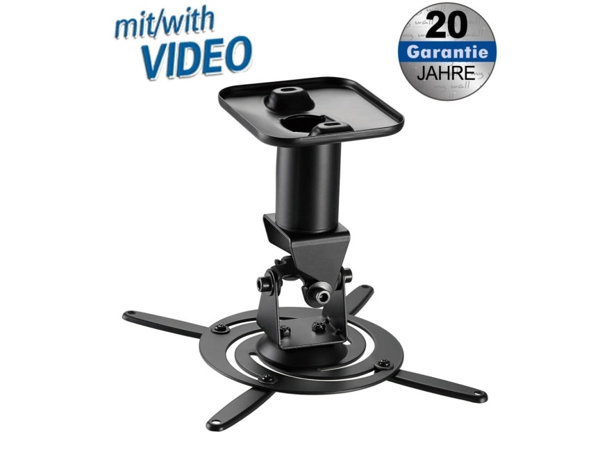 MyWall projektor beslag - Op til 15 kg - 215 mm - Sort