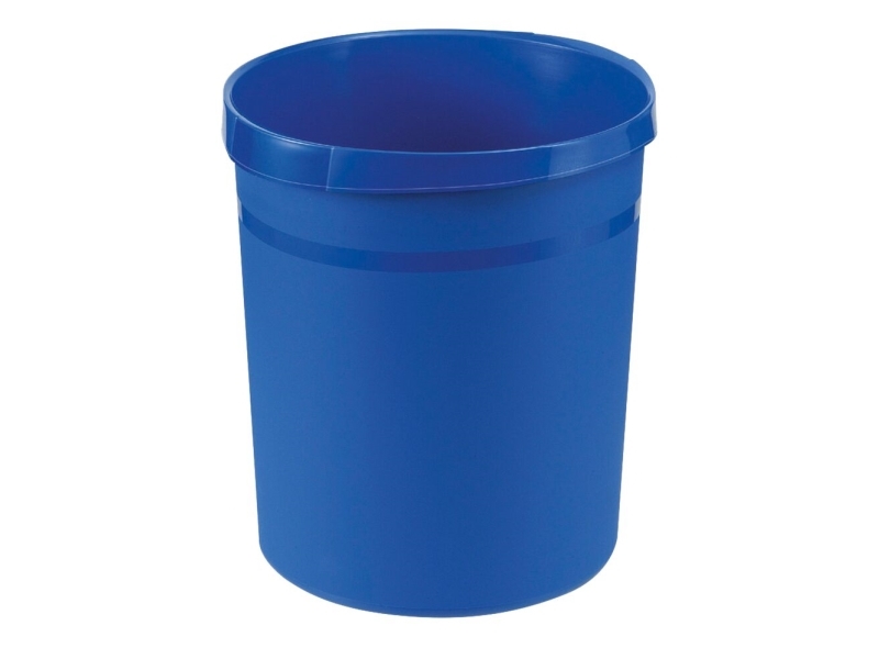 Abfallbehälter, V-Teil, Blau, Kunststoff