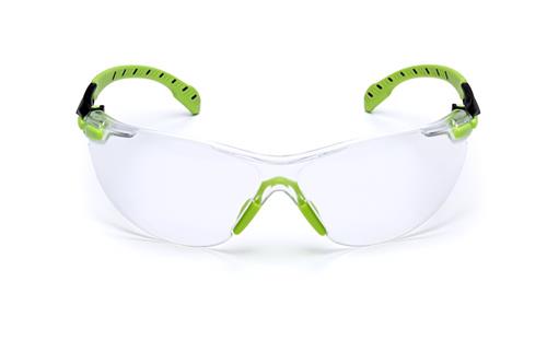 3M Solus Safety Glasses Beschlaghemmend Schwarz/Grün/Klar 99.9 % (S1201sgaf)