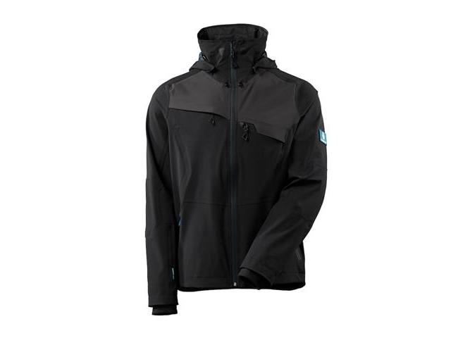 Mascot Advanced Vandtæt Skaljakke 17001-411 - sort/mørk antracit / XL - Jakker - ergonomisk pasform - Jakker