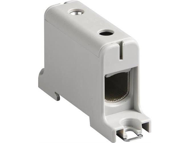 ENSTO Gennemgangsklemme 16-95mm² Cu/A skrueterminal GRÅ ENKEL