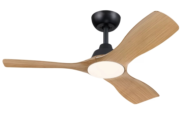 Philips Olas takfläktslampa 28 (fläkt) + 24 (lampa) W, LED, IP20, Svart, Trä | Belysning - Inomhusbelysning - Taklampa & Pendellampa | GameStuff