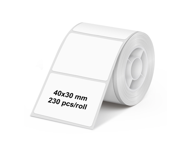 Olympia 6322, Transparent, Selvklæbende printeretiket, Universel, Rektandel, PM220, 4 cm