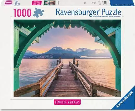 Ravensburger Footbridge At Lac D''annecy, France, 1000 Pc(S), Landscape, 14 Yr(S)